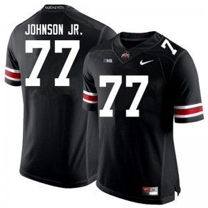 Men's Ohio State Buckeyes #77 Paris Johnson Jr. Black Nike NCAA College Football Jersey Original NJW7044EE